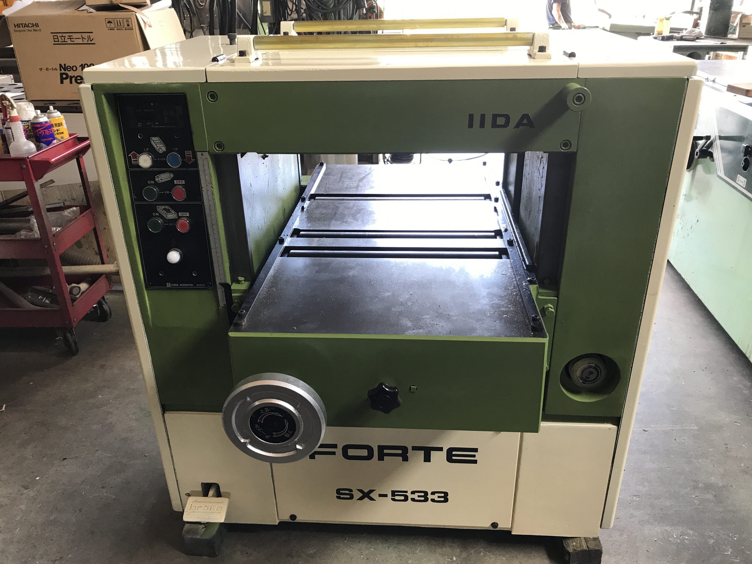 中古）飯田工業 自動一面かんな盤 SX-533 完売済み商品：SOLD