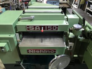 （中古）西野製作所　兼用機　（自動かんな盤+手押しかんな盤）ジョインター3枚刃　完売済み商品：<span class="soldout">SOLD OUT</span>