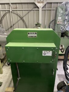 （中古）長谷川ウッドテック（長谷川鉄工）　糊付け機　グルースプレッダ　HGM-35W　有効幅1000㎜
